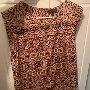 Patterned layered blouse- The Limited